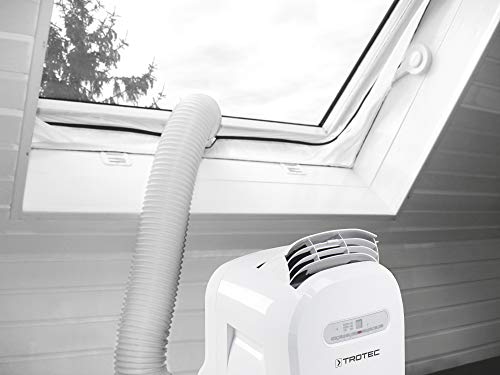 TROTEC Fensterabdichtung für mobile Klimageräte und Ablufttrockner AirLock 100 Hot Air Stop Flügelfenster Dachfenster Fenster