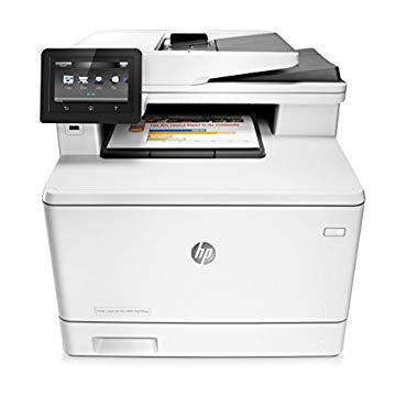 HP Color LaserJet Pro M477fnw Farblaserdrucker Multifunktionsgerät (weiß) (Single, LAN und WLAN)