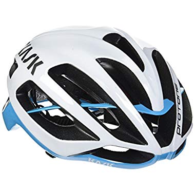 Kask Protone Rennradhelm - Helme (Weiß/Blau)