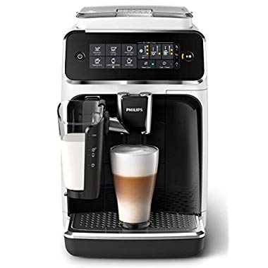 Philips LatteGo 3200 Serie EP3243/50 Kaffeevollautomat (weiß/klavierlack schwarz) (5 Kaffeespezialitäten)