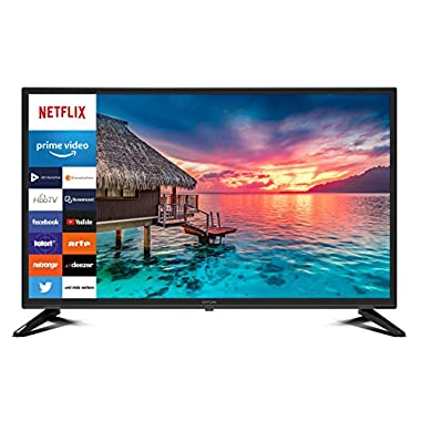 DYON Smart 32 XT 80 cm (32 Zoll) Fernseher (HD Smart TV, HD Triple Tuner (DVB-C/-S2/-T2), Prime Video, Netflix & HbbTV) [Modelljahr 2020]
