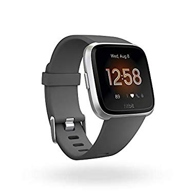 Fitbit Unisex-Adult Versa Lite Smartwatch,Silver/Grey,One Size