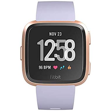 Fitbit Versa Gesundheits- & Fitness Smartwatch mit Herzfrequenzmessung,4+ Tage Akkulaufzeit & Wasserabweisend bis 50 m Tiefe