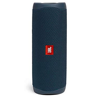 JBL Flip 5 Bluetooth Box (Wasserdichter, portabler Lautsprecher mit umwerfendem Sound, bis zu 12 Stunden kabellos Musik abspielen) blau (Classic)