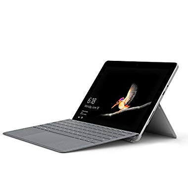 Microsoft Surface Go 25 cm (2-in-1 Tablet (Intel Pentium Gold, Intel HD Graphics 615, 8GB RAM, 128GB SSD, Windows 10 im S Modus) + Signature Type Cover Platin Grau)