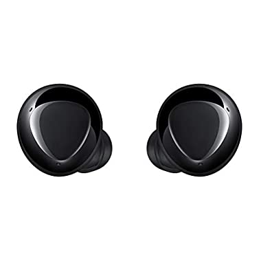 Samsung Galaxy Buds+, kabellose In-Ear Kopfhörer mit Zwei-Wege-Lautsprechersystem, Bluetooth, Sound by AKG, drei Mikrofonen, QI-kompatibel, Schwarz