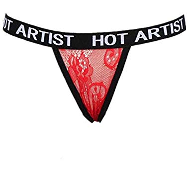 Suitray Damen Sexy Unterwäsche Frauen Erotisch Zurück öffnen Krawatte Slip Briefs String Unterhose Nachtwäsche Nachthemd Sleepwear Nachthemden (6# Rot, XXL)