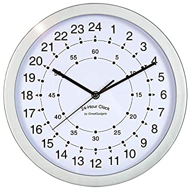 GreatGadgets 1858 24-Stunden Uhr