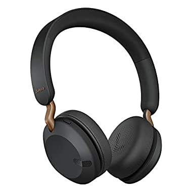 Jabra Elite 45h Kabellose On-Ear Kopfhörer - 50 Stunden Akkulaufzeit, faltbares, kompaktes Design - Duale Mikrofon-Anruftechnologie, kupfer schwarz (copper black)