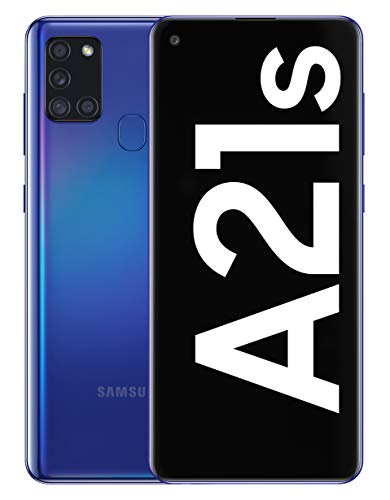 Samsung A217F Galaxy A21s 32 GB (ohne Simlock, ohne Branding, SM-A217FZBNEUB) (Deutschland, Frankreich, Spanien, Österreich, Luxemburg, Blau, 32GB)