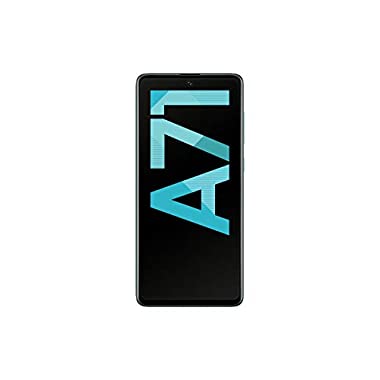 Samsung Galaxy A71 Android Smartphone ohne Vertrag, 4 Kameras, 4.500 mAh Akku, Schnellladen, 6,7 Zoll Super AMOLED Display, 128 GB/6 GB RAM, Dual SIM, Handy in blau, deutsche Version (prism crush Blau)