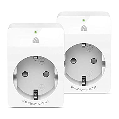 TP-Link Kasa Amazon Alexa zubehör Smart Home WLAN Steckdose KP105P2 (2-Pack) (Mini, 2er Pack)