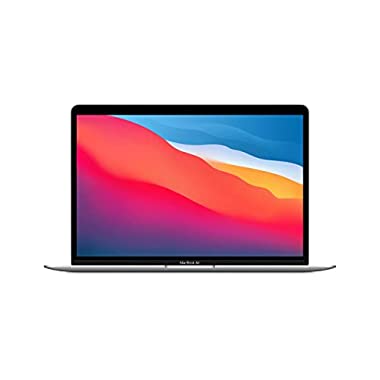 2020 Apple MacBook Air Laptop: Apple M1 Chip, 13" Retina Display, 8 GB RAM, 256 GB SSD Speicher, Beleuchtete Tastatur, FaceTime HD Kamera, Touch ID, Silber