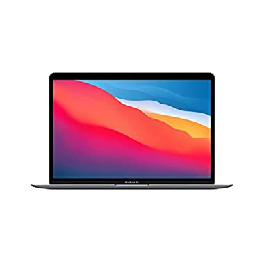 2020 Apple MacBook Air Laptop: Apple M1 Chip, 13" Retina Display, 8 GB RAM, 256 GB SSD Speicher, Beleuchtete Tastatur, FaceTime HD Kamera, Touch ID, Space Grau