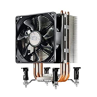 Cooler Master 126799 Hyper TX3 EVO CPU-Kühlsystem - Kompakt und effizient, 3 Direkt-Kontakt Heatpipes, 92 mm PWM-Lüfter,139mm