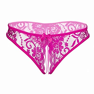 Dasongff Unterhosen Damen Panties Spitze Dessous Unterwäsche Low Rise Atmungsaktiv Panties Slips Panties Unterkleidung Unterhose (Pink48, Einheitsgröße)