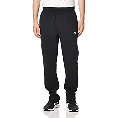 Nike Mens M NSW Club Pant Oh Bb Sweatpants, Black/Black/White, XL