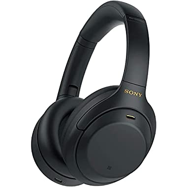 Sony WH-1000XM4 kabellose Bluetooth Noise Cancelling Kopfhörer (Schwarz)